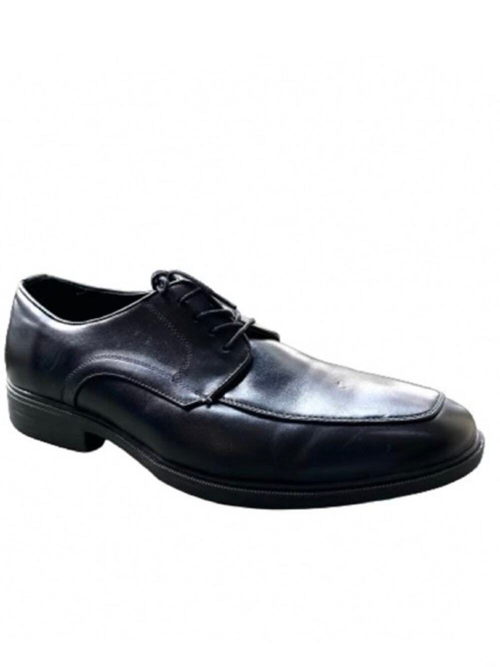 GUC Van Heusen Mens Black Memory Foam Dress Oxford Shoes.  Size 11